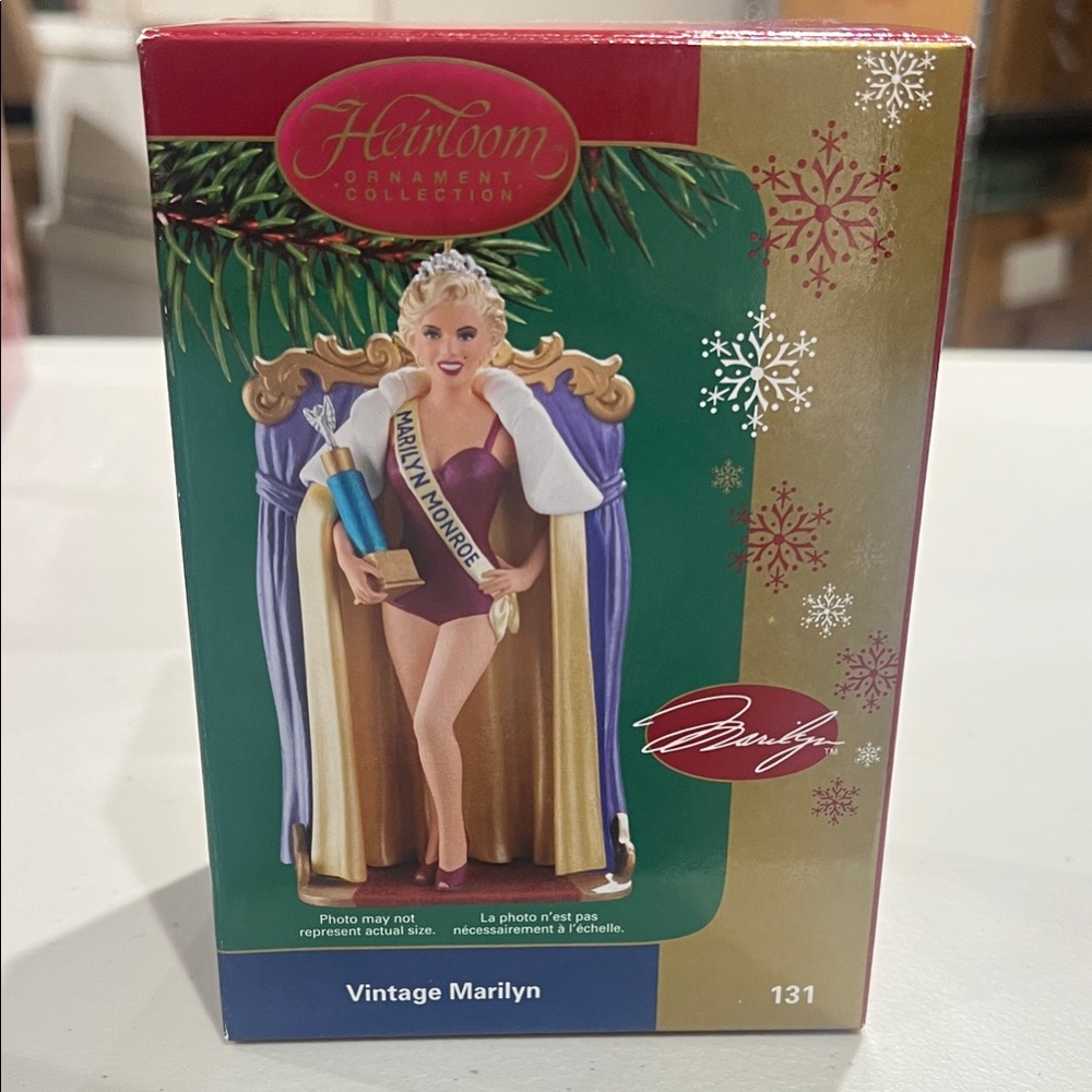 Heirloom Ornament Collection Vintage Marilyn Ornament